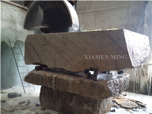 Indian Golden River Yellow Granite Cut to Size Polished Slab Tile Panel for Wall Cladding Floor Covering Customized