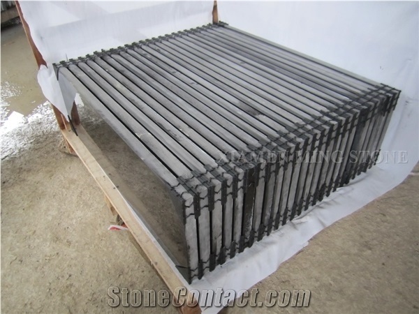 King Pure Black Marble Polished Interior Stone Stairs,Absolute Black Marble Floor Stepping Staircase,Riser