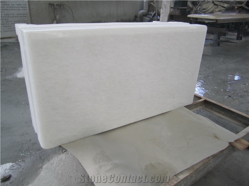 Luxury Crystal White Marble Slabs Tile Absolute White,Nghe an White,Milk White Marble for Interior Wall Covering Floor French Pattern