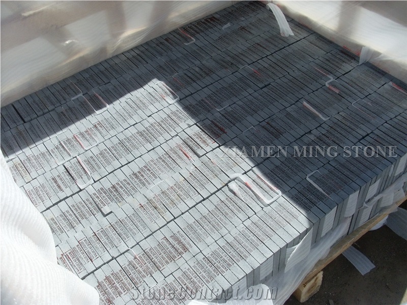 Mongolia Absolute Black Basalt Nero Ebony Black Andesite G133 Machine Cutting Brick Pavers Panel for Railway Floor Covering,Garden Stepping