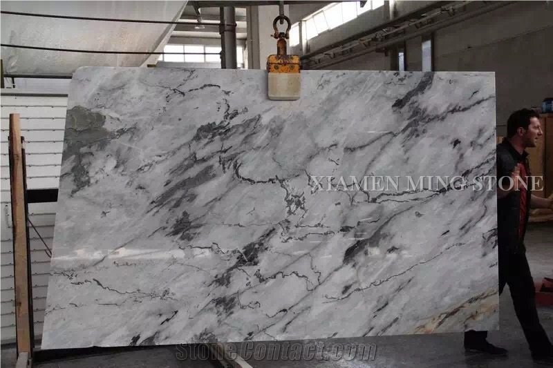 New Milas New York Marble Slab Tile,Lanscaping Marble Machine Cut Panel for Hotel Floor Covering,Wall Cladding Pattern for Interior Project