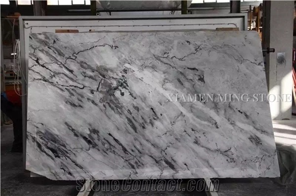 New Milas New York Marble Slab Tile,Lanscaping Marble Machine Cut Panel for Hotel Floor Covering,Wall Cladding Pattern, Interior Reception Countertop