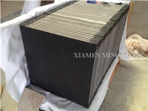 Packing Show Honed China Royal King Black Marble Tile Panel,Classic Pure Nero Ink Marble Slab Pattern,Block in Stock Good Quality
