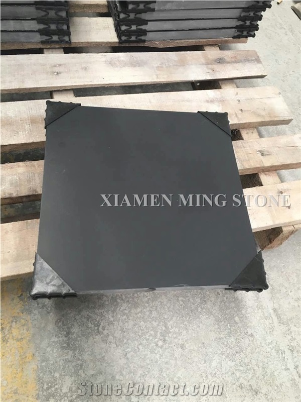 Packing Show Honed China Royal King Black Marble Tile Panel,Classic Pure Nero Ink Marble Slab Pattern,Block in Stock Good Quality