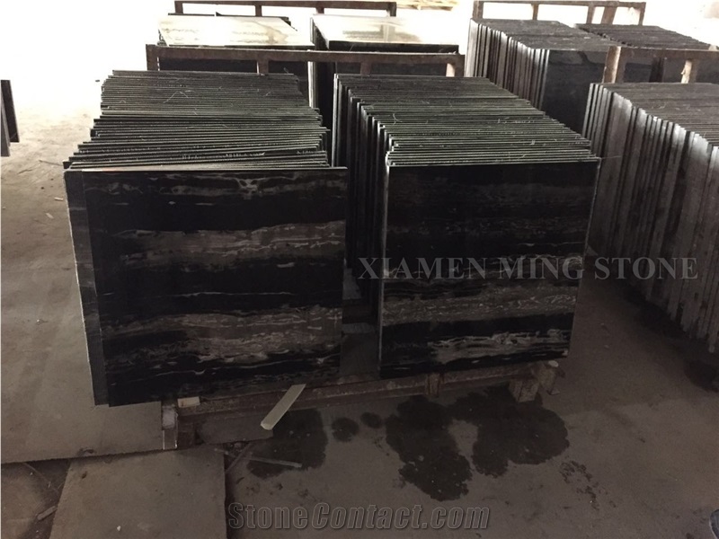 Silver Dragon Marble Slabs Tiles, China Nero Emperador Marble Panel Skirting Wall Covering,Hotel Floor Paving