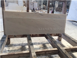 Sivec White Bianco Marble Machine Cut Slab Tile Panel for Hotel Flooring,Wall Cladding,Skirting Bathroom Floor Paving Pattern