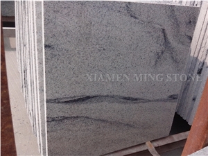 Viscont White Granite Tiles/ Juparana Grey Vein Viskont Exterior Walling,Shanshui White Granite Tiles Floor Deck Paving
