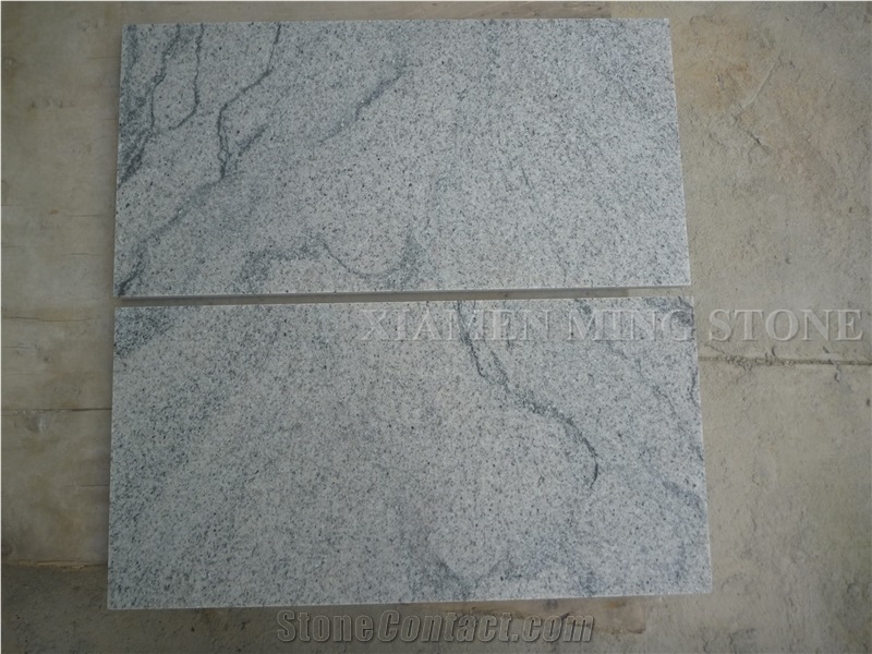 Viscont White Polished Granite Pattern, Granite Deck Tiles