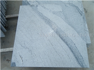 Viscont White Polished Granite Tiles, Juparana Grey Vein Viskont Swimming Pool Surround Panel,Shanshui White Tiles Floor Deck Paving