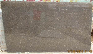 Walnut Brown Limestone Polished Slabs,Machine Cut Marron Diamond Pearl Panel Tile for Hotel Flooing,Interior Wall Cladding