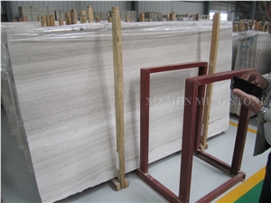 White Wooden Vein Marble Slabs,Polished China White Serpeggiante Panel Tiles Villa Interior Wall Cladding,Hotel Floor Covering Skirting Pattern