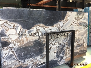 Arabescato Grey/Galaxy Grey Marble/Galaxy Blue Marble for Worktops,Countertops,Vanity Tops in Cheap Price