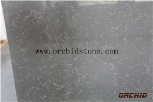 Grey Emperador Quartz Surface Slabs/Quartz Stone Sheet