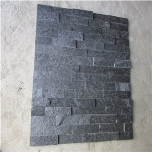 Black Quartize, Wall Covering Tiles, Natural Split Culture Stone Tiles