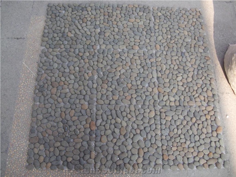 China Outdoor Pebble Stone Floor Mat, Pebble Stone for Outdoor