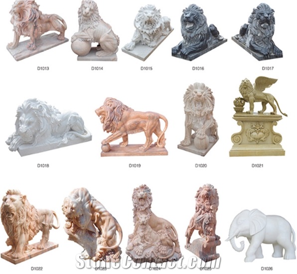 China Supplier Carved Animal Sculpture, Landscaping Animal Garden Abstract Art Carving & Sculptures
