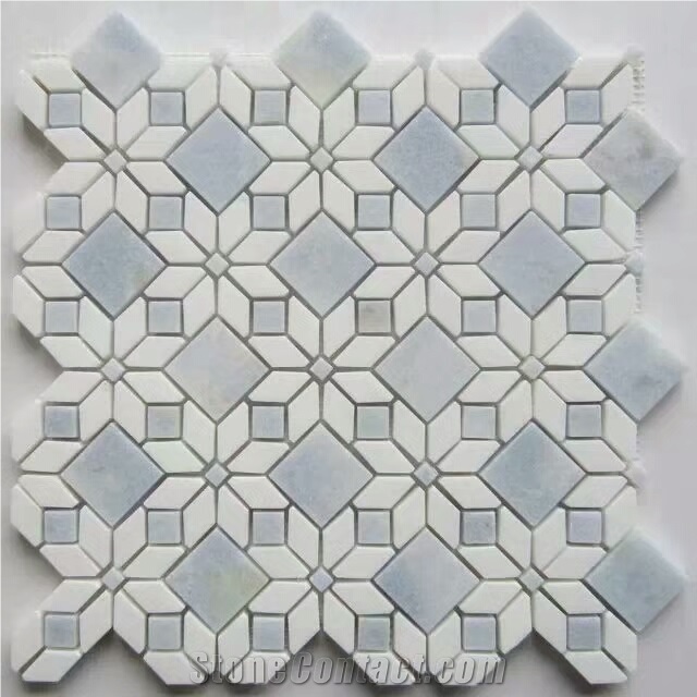 Competitive Polished Surface Marble Mosaic Wall & Floor Covering Tiles