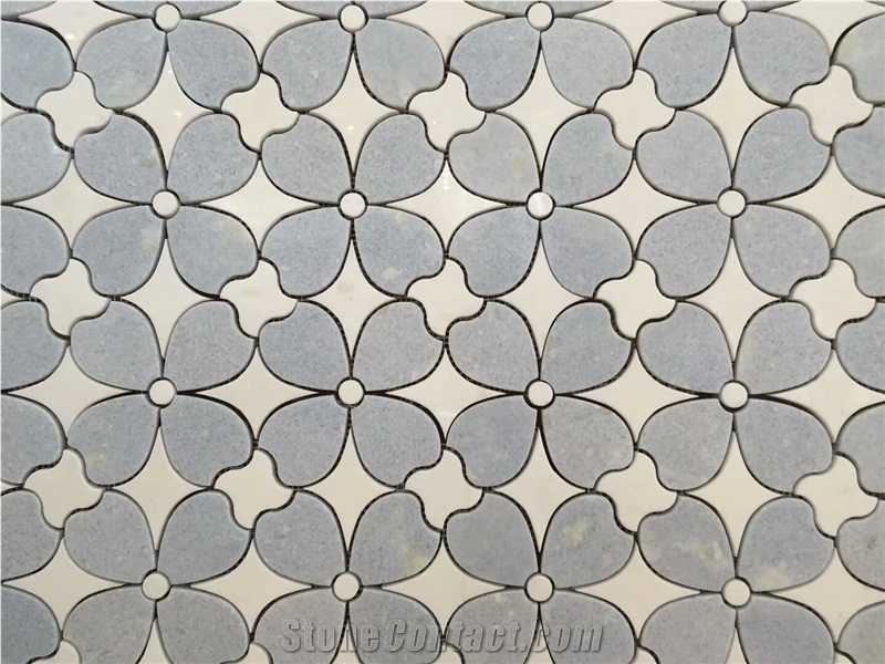 Competitive Polished Surface Marble Mosaic Wall & Floor Covering Tiles