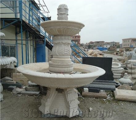 Granite Stone Fountains, White Granite Fountains and Sculptured Floating Ball Fountains