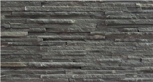 Grey Quartize Wall Panel, Cultured Stone Wall Covering Tiles