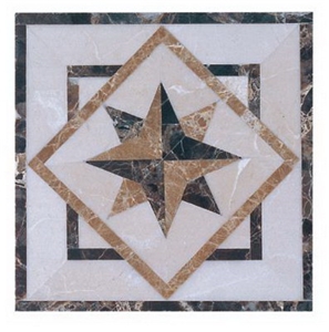 Marble Medallion, Floor Medallion, Waterjet Marble Mosaic Floor Medallion for Lobby, Hotel Floor Covering