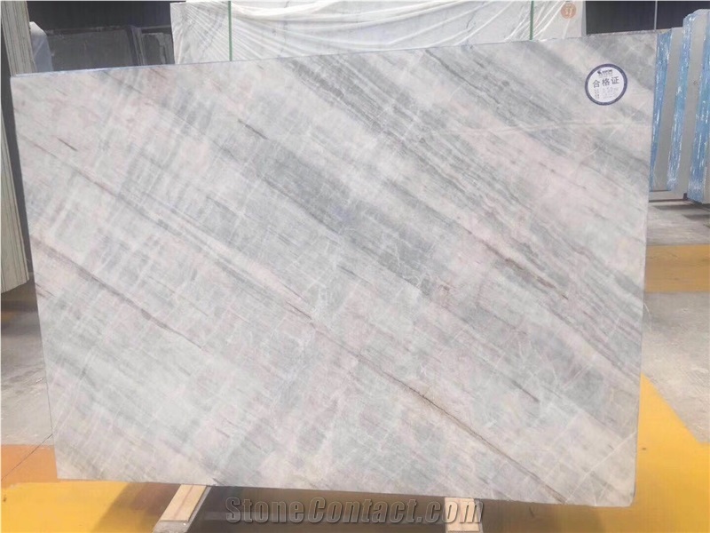Natural Stone Grey Color Crystal Marble Slab & Tiles for Project