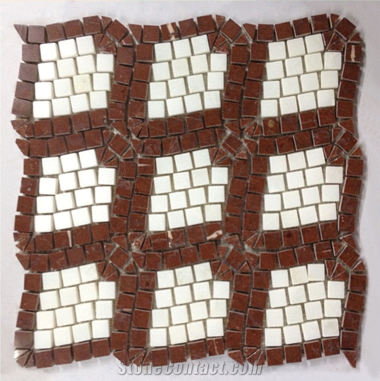 Onxy Mosaic China Basketweave Mosaic Wall Tiles for Bathroom, Onyx Tiles Wall Panel Background Wall