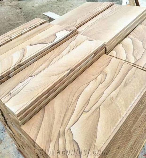 Sandstone Floor Covering Tiles for Outdoor Wall Covering, House Application