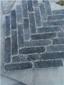 Tumbled Driveway Paving Stone Blue Limestone Pavers for Flooring Covering