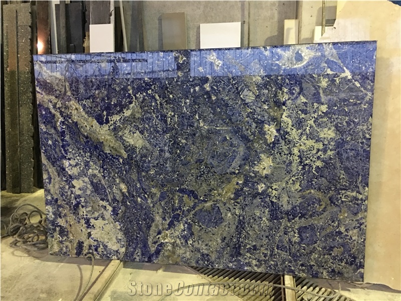 Premium Sodalite Blue Granite Slabs Polished - Fulei Stone