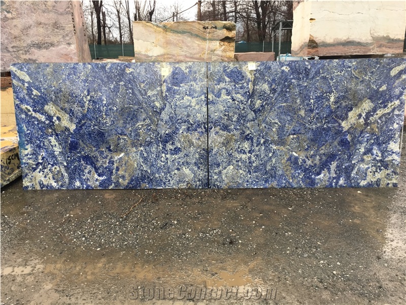 Sodalite, Sodalita, Blue Sodalite Granite Slabs, Sodalite Royal Blue Granite