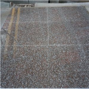 Cheapest Price High Quality Chinese Polished G648,Deer Brown Poony Red Queen Rose Pink Granite Tiles,Decoration Cladding, Countertops