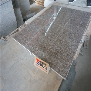 Cheapest Price High Quality Chinese Polished G648,Deer Brown Poony Red Queen Rose Pink Granite Tiles,Decoration Cladding, Countertops