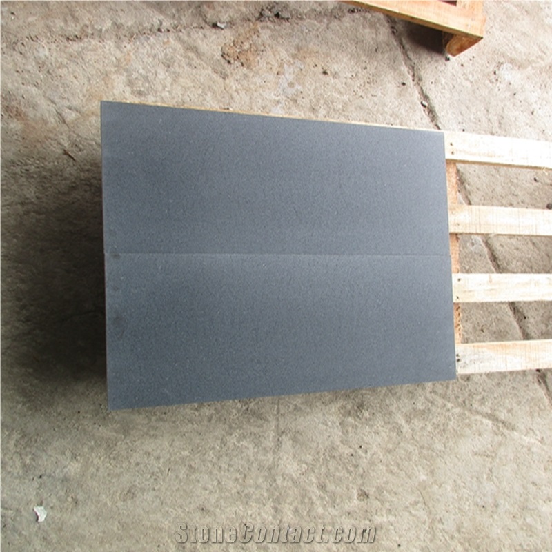 Hainan Black Basalt,Surface Honed for Floor Covering Tiles Lavastone,Decoration Indoor and Outdoor