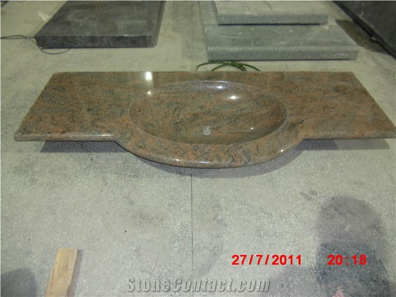 China Quarry Direct Cheap Pink Granite G664 Misty Mauve Bathroom
