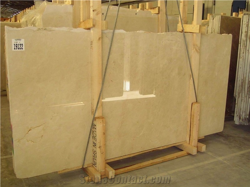 Spain Cream Marfil Marble Slabs, Polishing Beige Flooring Tiles, Cut to Sizes Marble Pattern