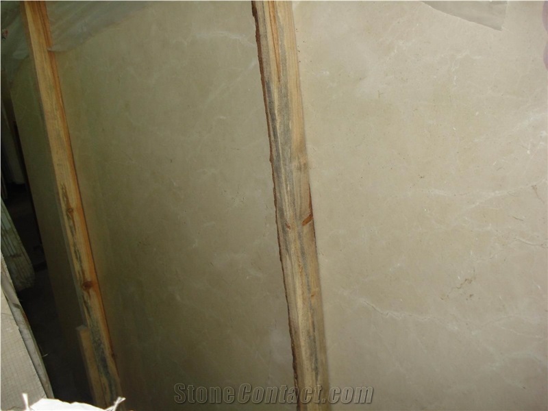Spain Cream Marfil Marble Slabs, Polishing Beige Flooring Tiles, Cut to Sizes Marble Pattern