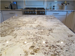 Alaska White / Brazil Granite Slabs & Tiles, Kitchen Island Tops,Granite Wall Covering,Granite Floor Covering
