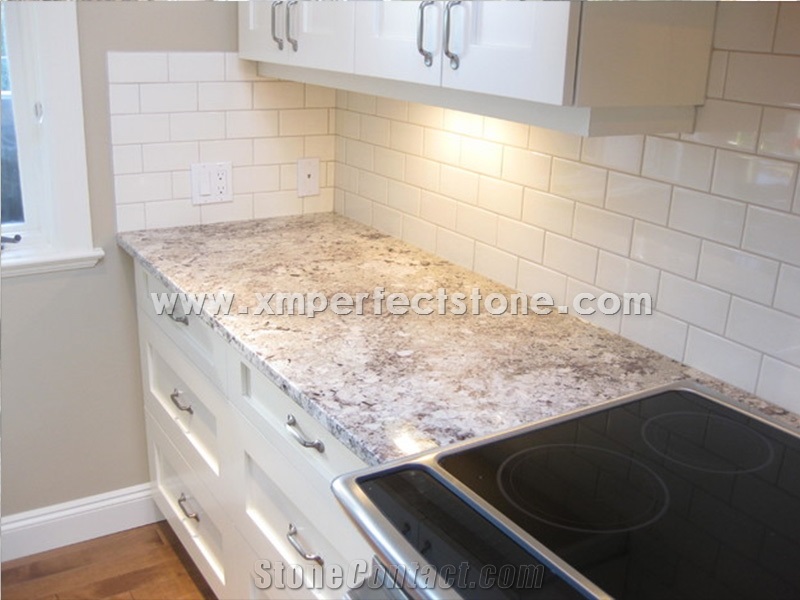 Alaska White Granite Tiles & Slabs, White Polished Granite Floor Tiles, Wall Tiles,Brazil Alaska White Countertop