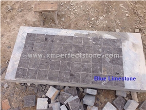 Blue Limestone Tile, Limestone Slabs, Limstone Stone Covering, Blue Limestone Paving Stone