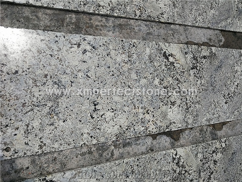 Brazil Alaska White Slabs, Alaska White Granite, Brazil Exotic White Granite