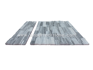 Grey Culture Slate Tiles/Gray and White Color Culture Stone Tiles,Natural Split Face Culture Stone