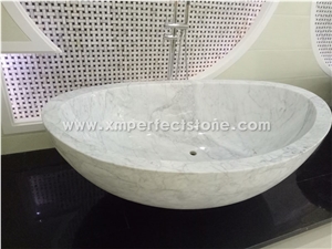 Italy Carrara White Marble Bathtub for Hotel/Home Decoration,White Natural Marble Bath Tub
