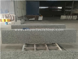 Laminated Edge Prefab Granite Countertop,96"/108"X26"/36" Prefab Swan White Chinese Granite