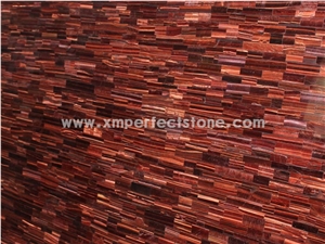 Red Tiger Eyes Gemstone Slabs/Polished Semiprecious Stone Slabs Tiles