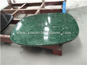 Round/Oval/Square/Rectangle Coffee Table Top/Highli Polished Black Marble Table