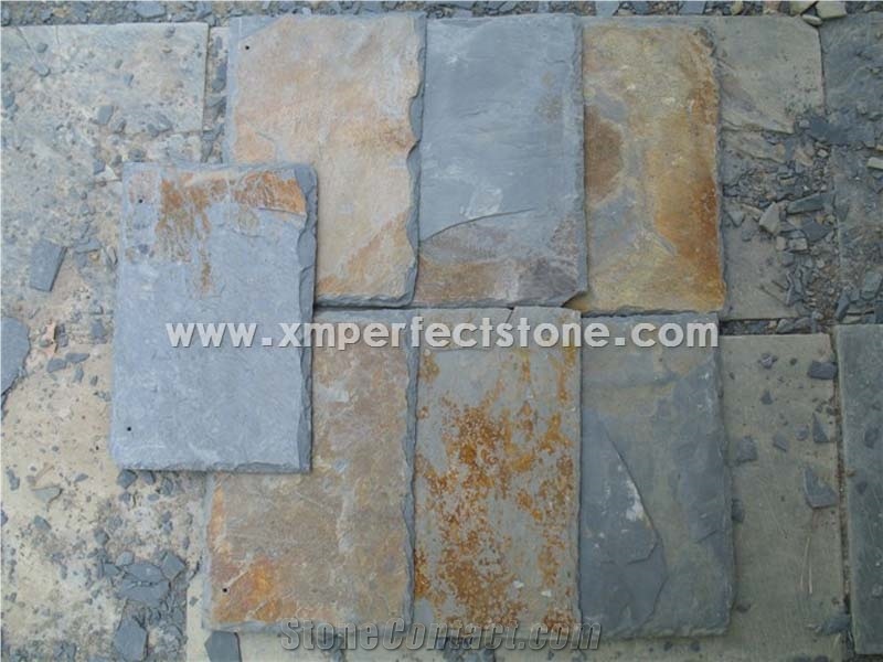 Rusty Slate Roof Tiles/Chinese Rusty Roofing Slate Tiles/Tile Roof Natural Split