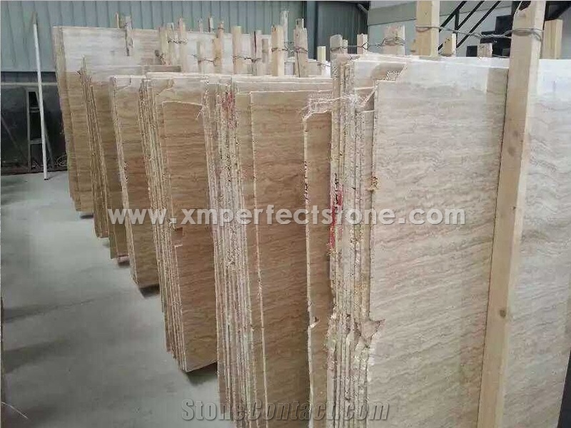 Wood Grain Travertine Vein Travertine Tiles & Slabs Price