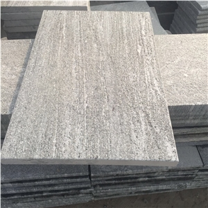 Wooden /Cross-Cut Grey Granite Slabs & Tiles, China Grey Granite