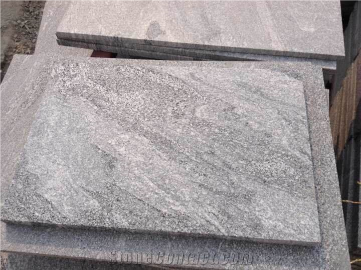 Wooden /Cross-Cut Grey Granite Slabs & Tiles, China Grey Granite